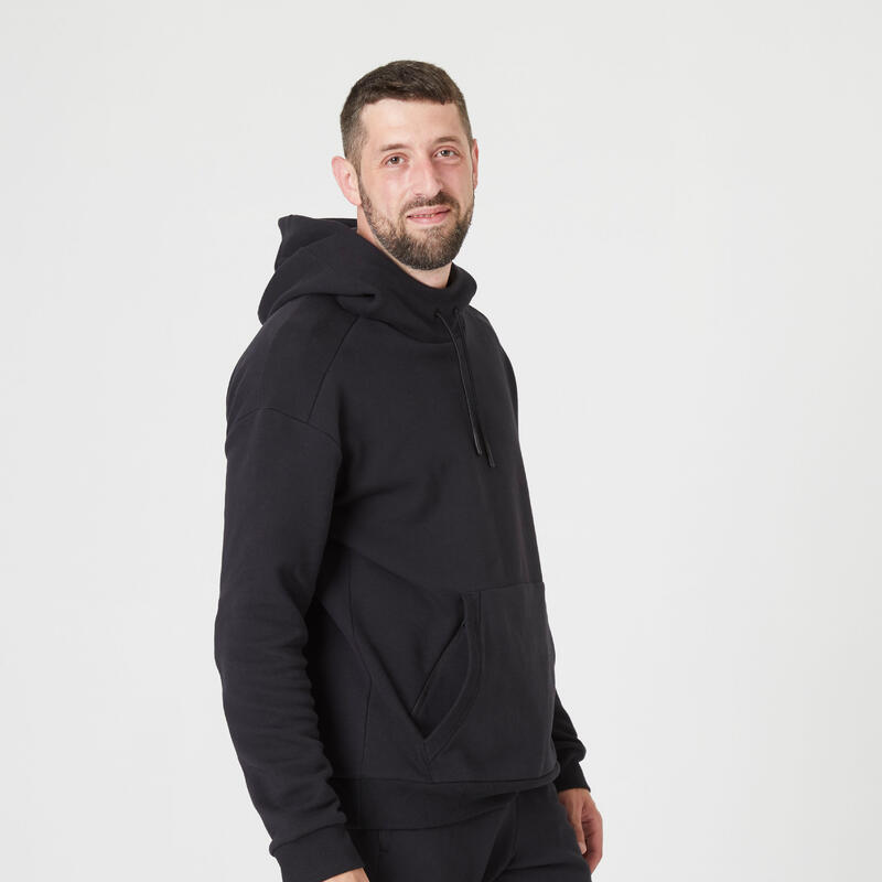 Sudadera chaqueta fitness con capucha Hombre Domyos