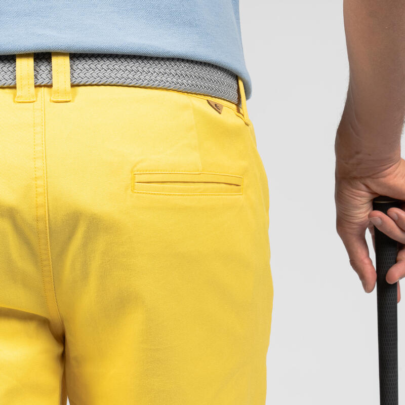 Short golf Homme - MW500 jaune