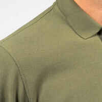 Men's short-sleeved golf polo shirt - MW500 khaki