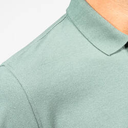 Men's golf cotton short-sleeved polo shirt - MW500 Green