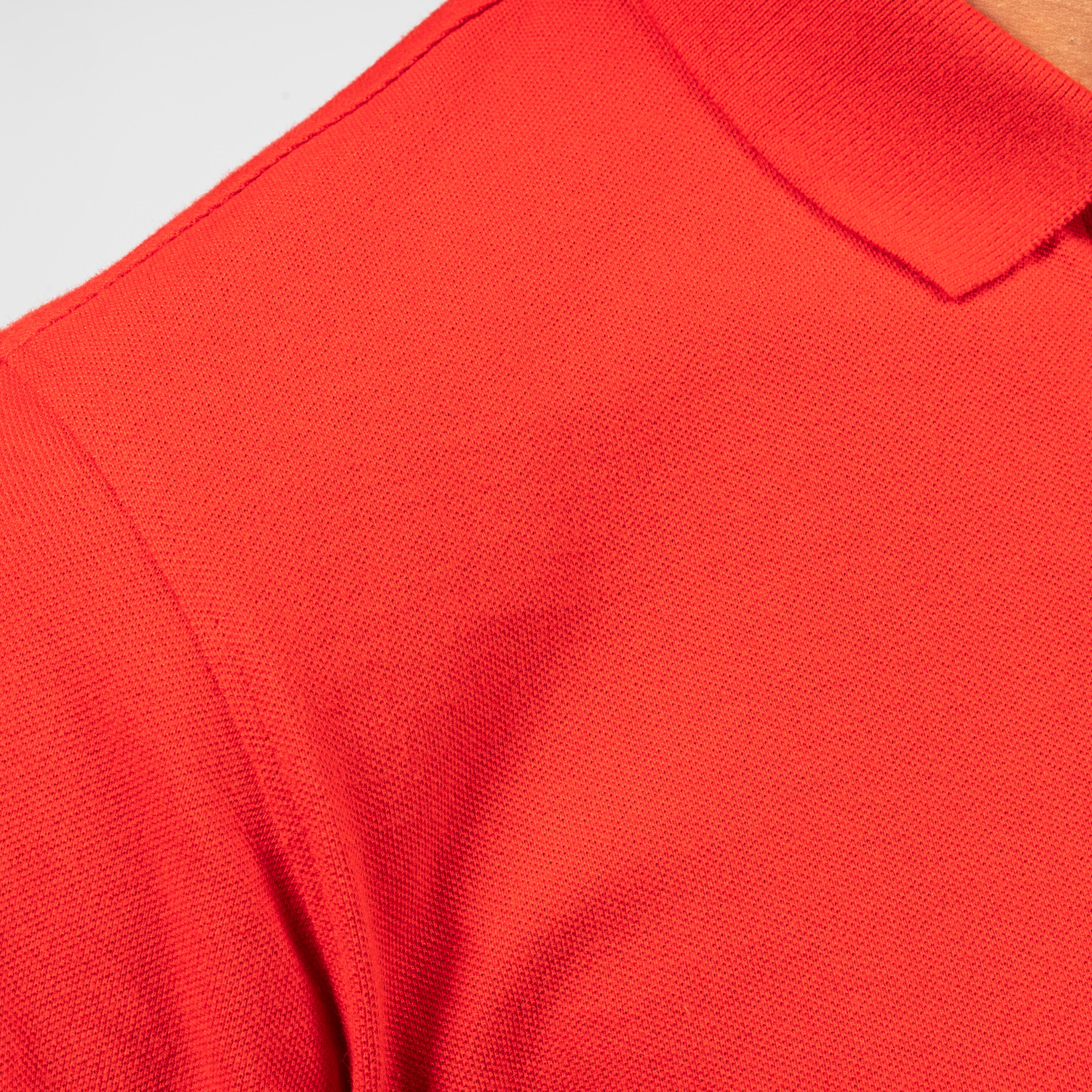 Men's short-sleeved golf polo shirt - MW500 red 5/5