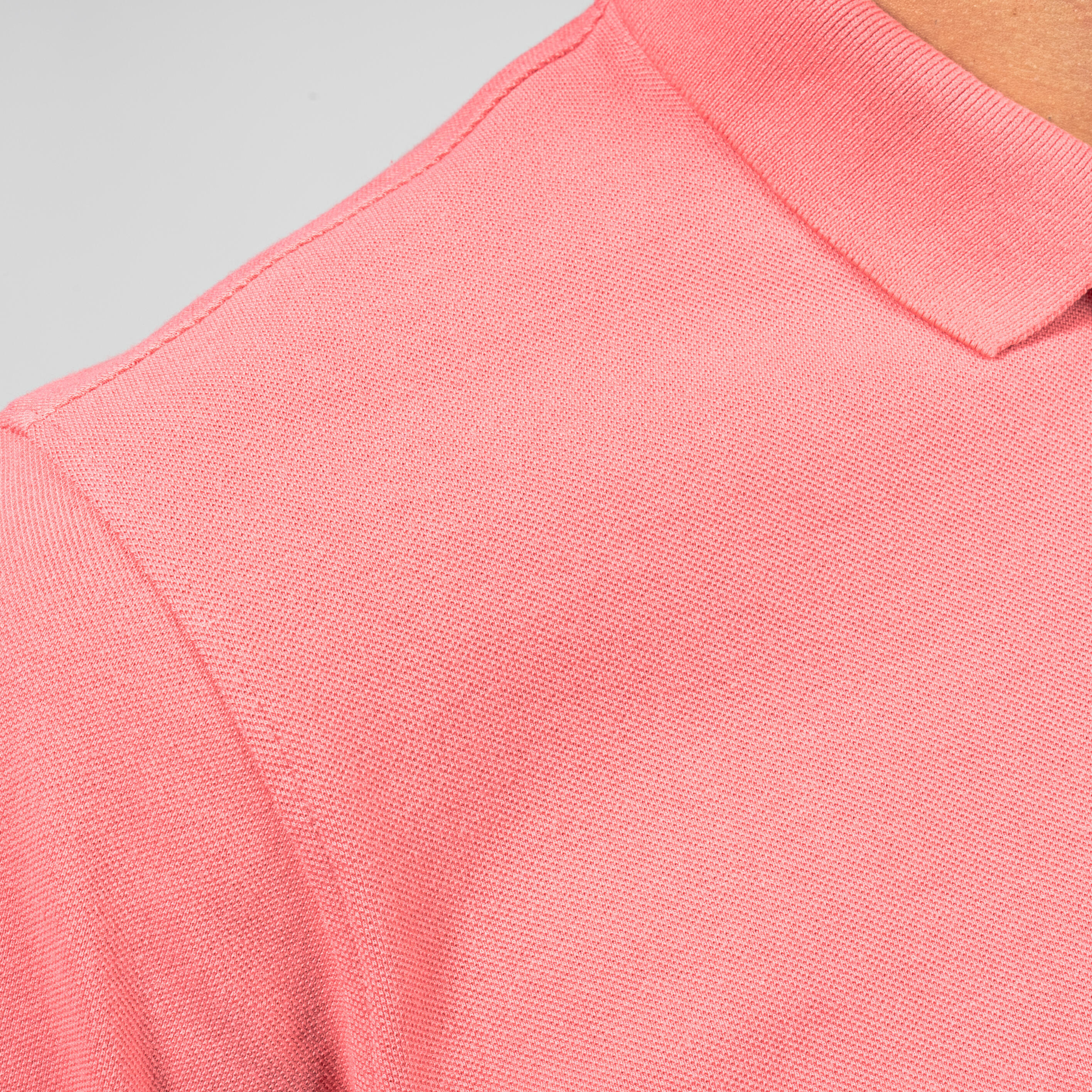 Men's short-sleeved golf polo shirt - MW500 pink 5/5