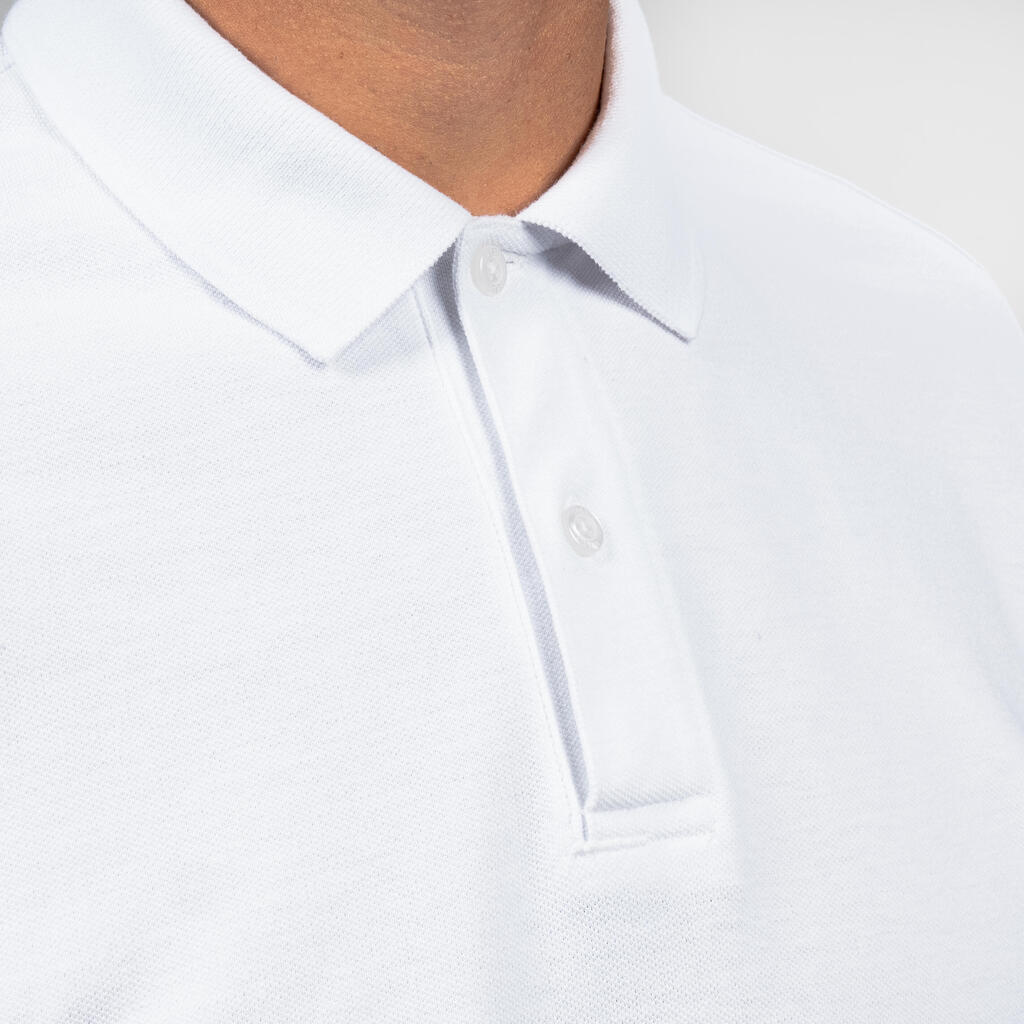 Golf cotton short sleeve polo shirt beige