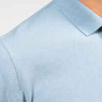 Men's golf cotton short-sleeved polo shirt - MW500 Sky blue