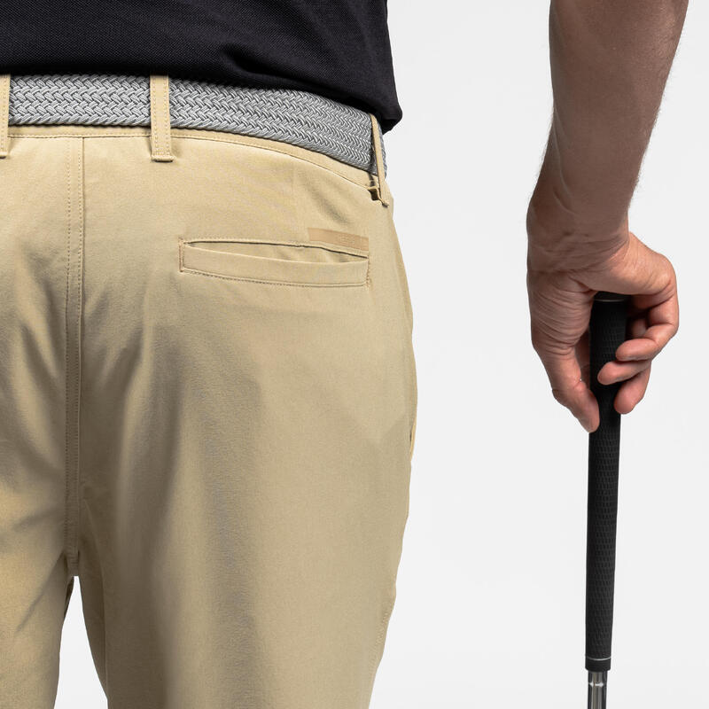 MEN'S GOLF TROUSERS - WW500 BEIGE