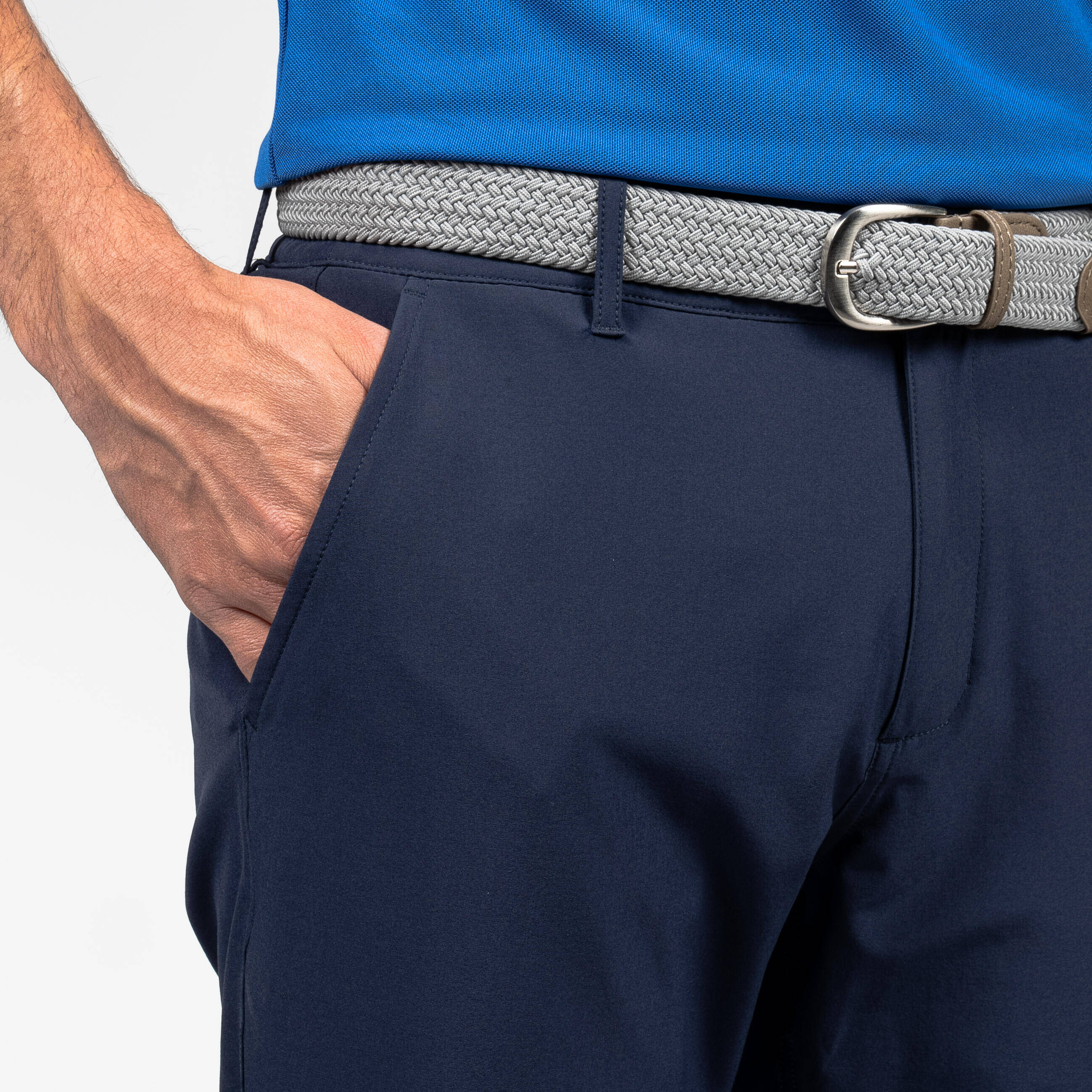 Men Golf Trousers 500 Navy -  2