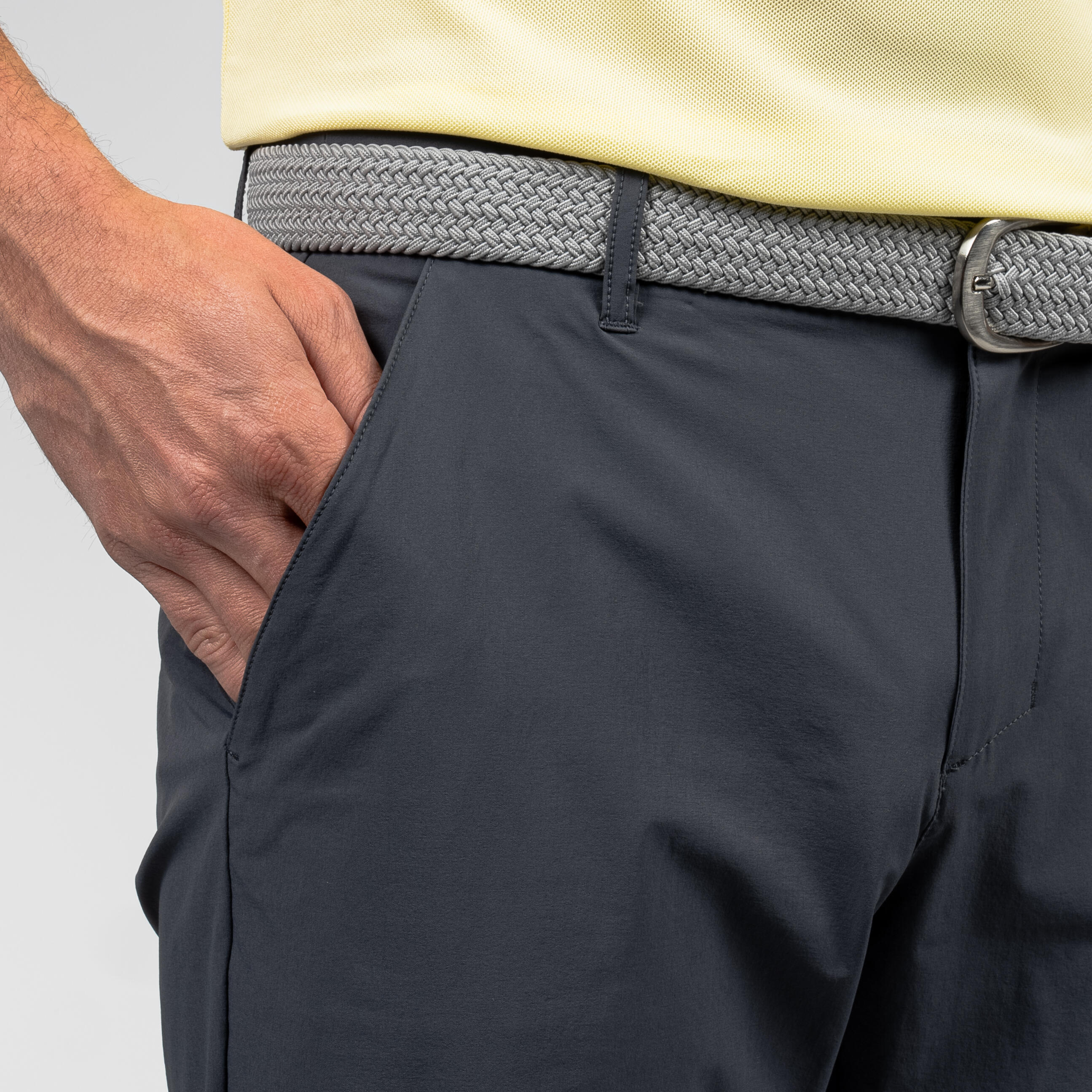 Men's golf shorts - WW500 dark grey 3/4