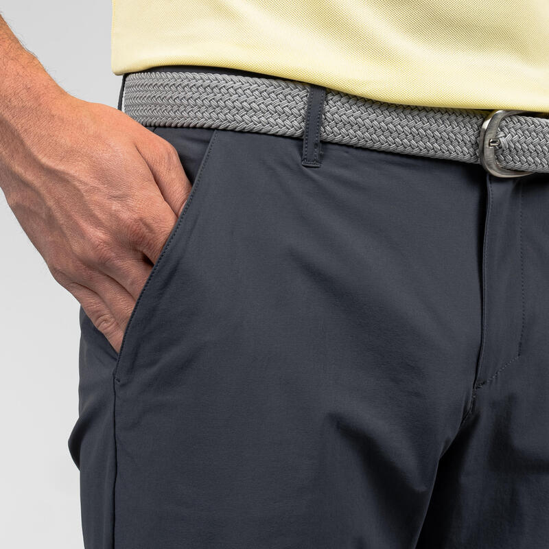 Short golf Homme - WW500 gris foncé
