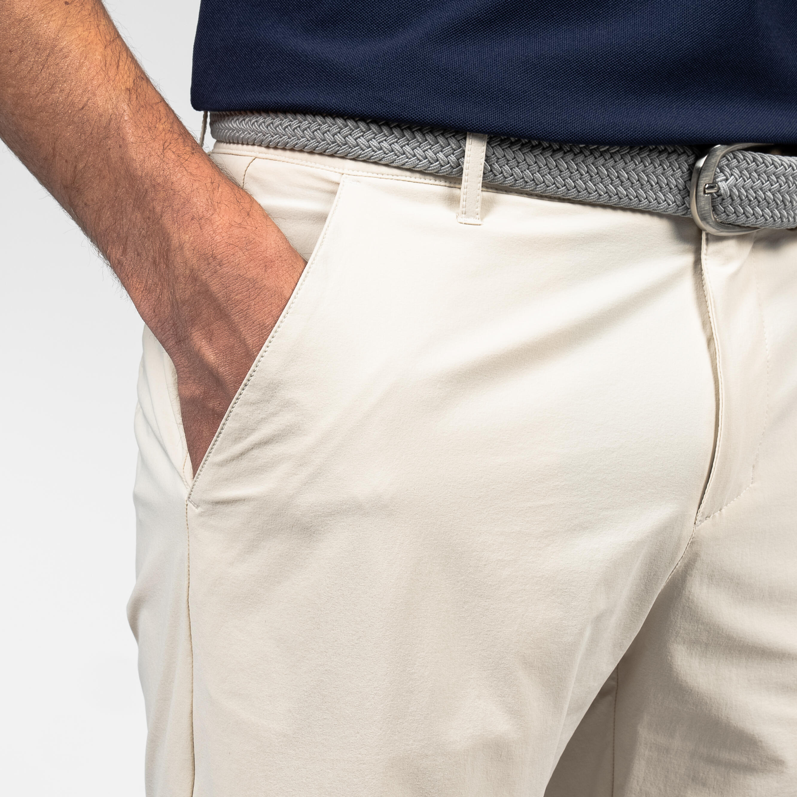 Men's golf shorts - WW500 beige 4/7