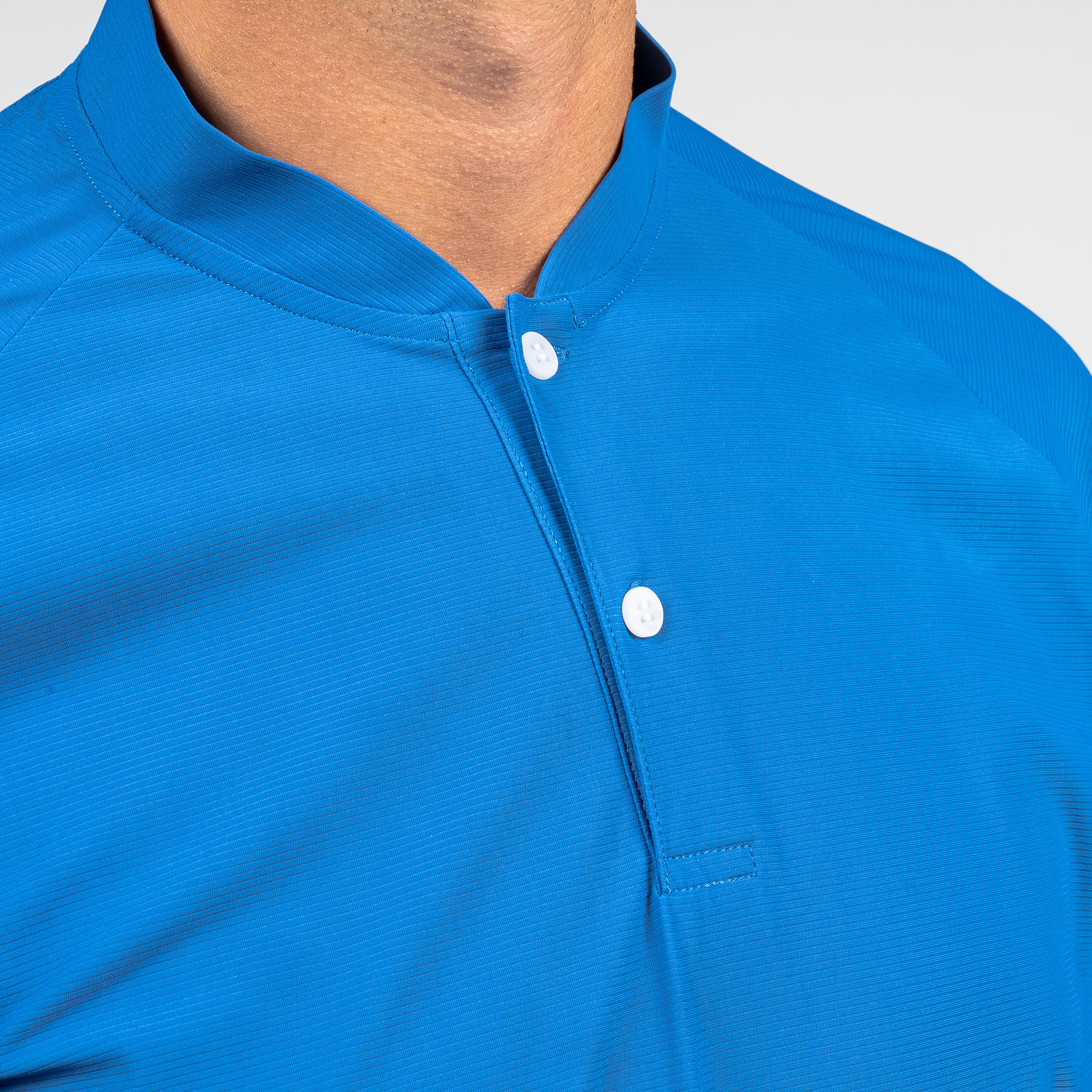 Men's golf short sleeve polo shirt - WW500 blue 5/8