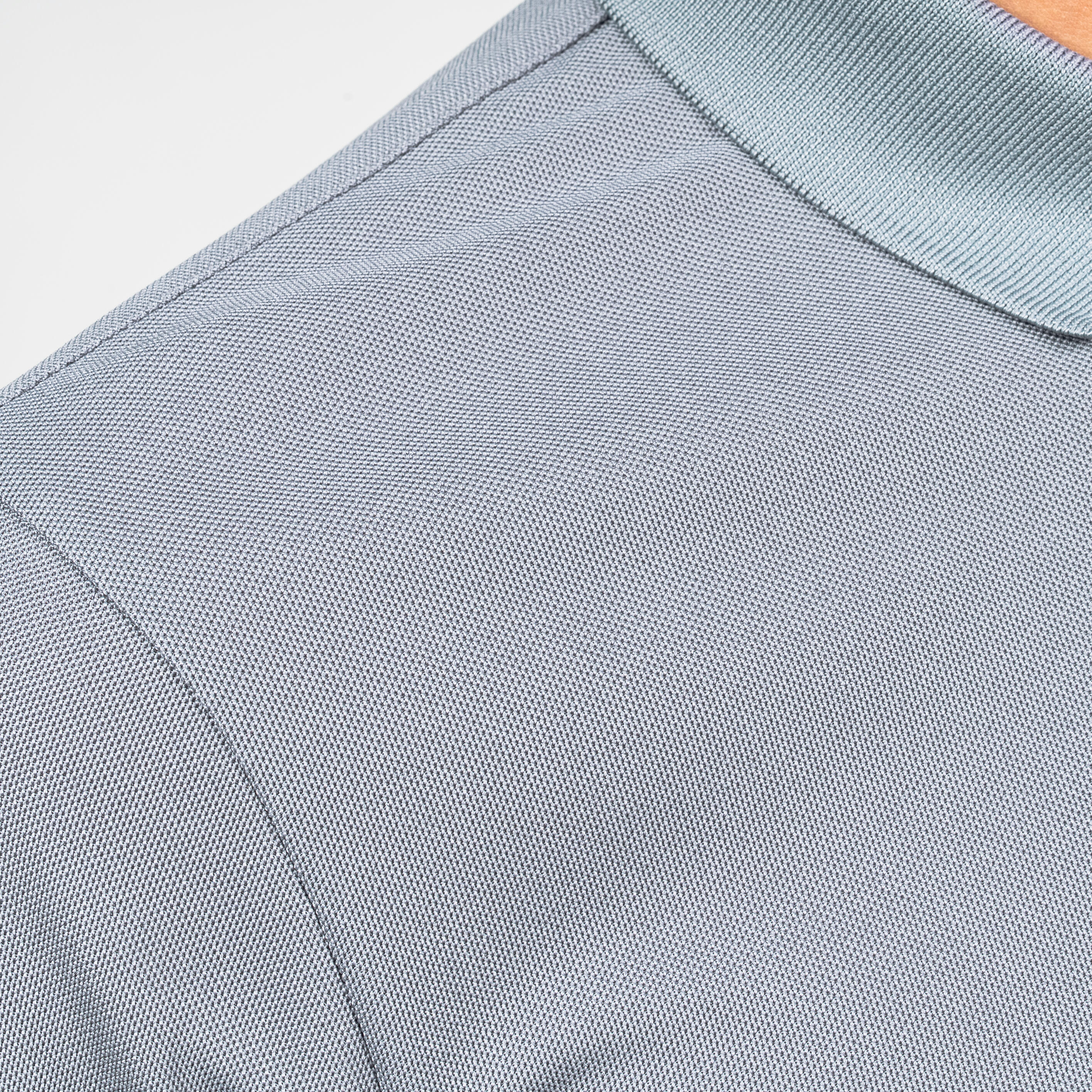 Men's golf short-sleeved polo shirt - WW500 grey 4/6