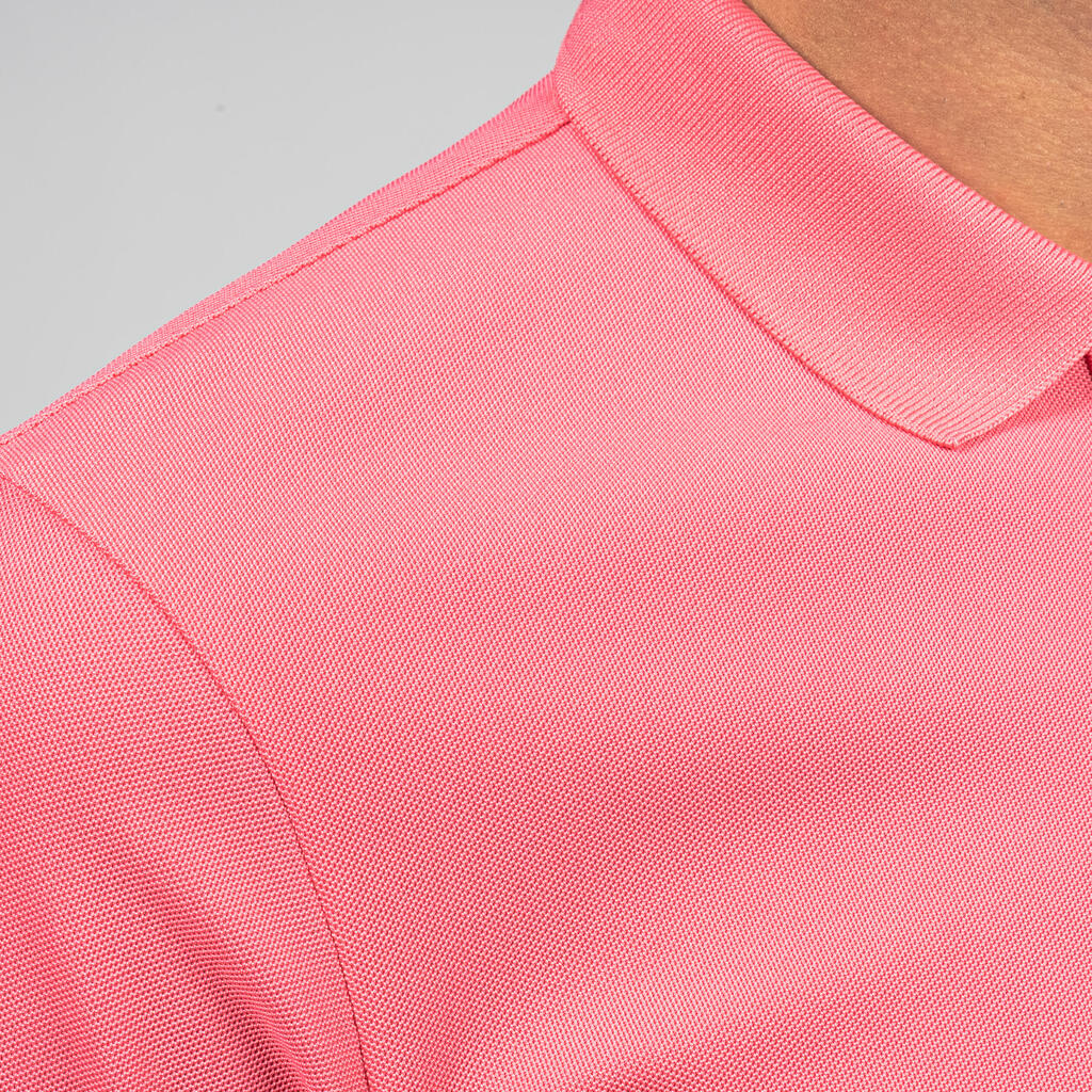 Herren Golf Poloshirt kurzarm - WW500 rosa