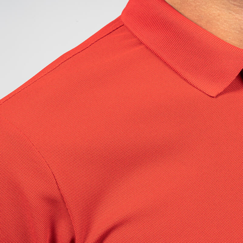 POLO GOLF MANCHES COURTES HOMME - WW500 ROUGE