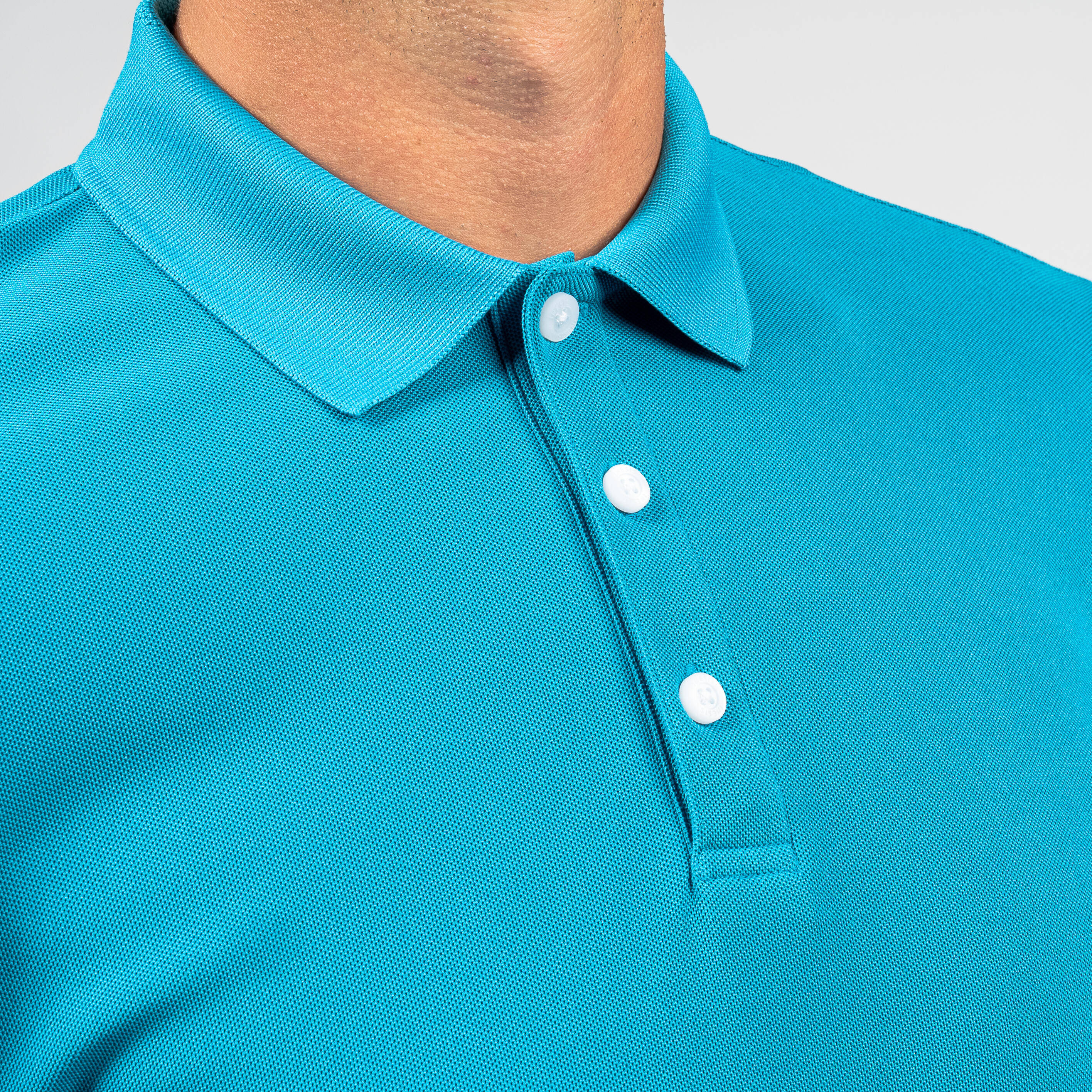Men Golf Polo T-Shirt 500 Turquoise -  4