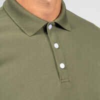 Men's golf short-sleeved polo shirt - WW500 khaki