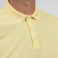 Golf Poloshirt kurzarm WW500 Herren gelb
