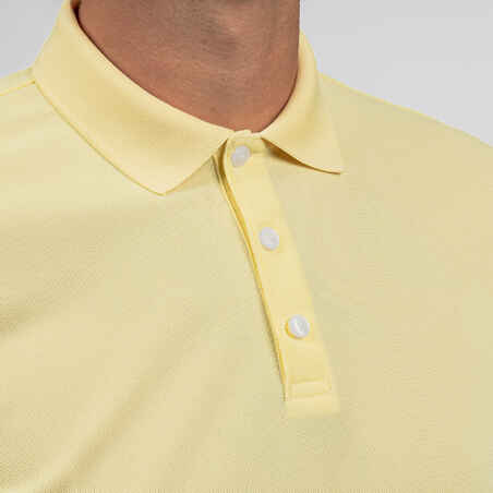 Men's golf short-sleeved polo shirt - WW500 yellow