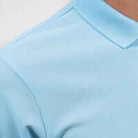 Men's golf short sleeve polo shirt - WW500 sky blue