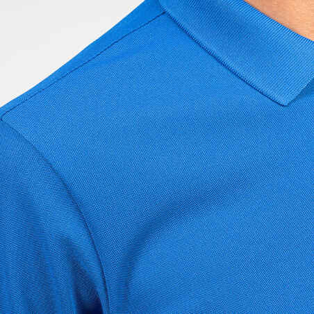Golf Poloshirt kurzarm WW500 Herren blau