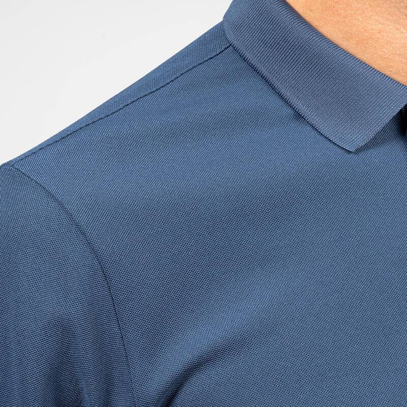 男款短袖高爾夫 POLO 衫 - WW500 石板藍