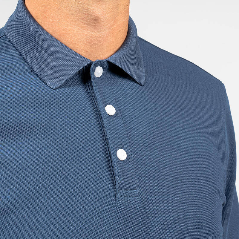 男款短袖高爾夫 POLO 衫 - WW500 石板藍