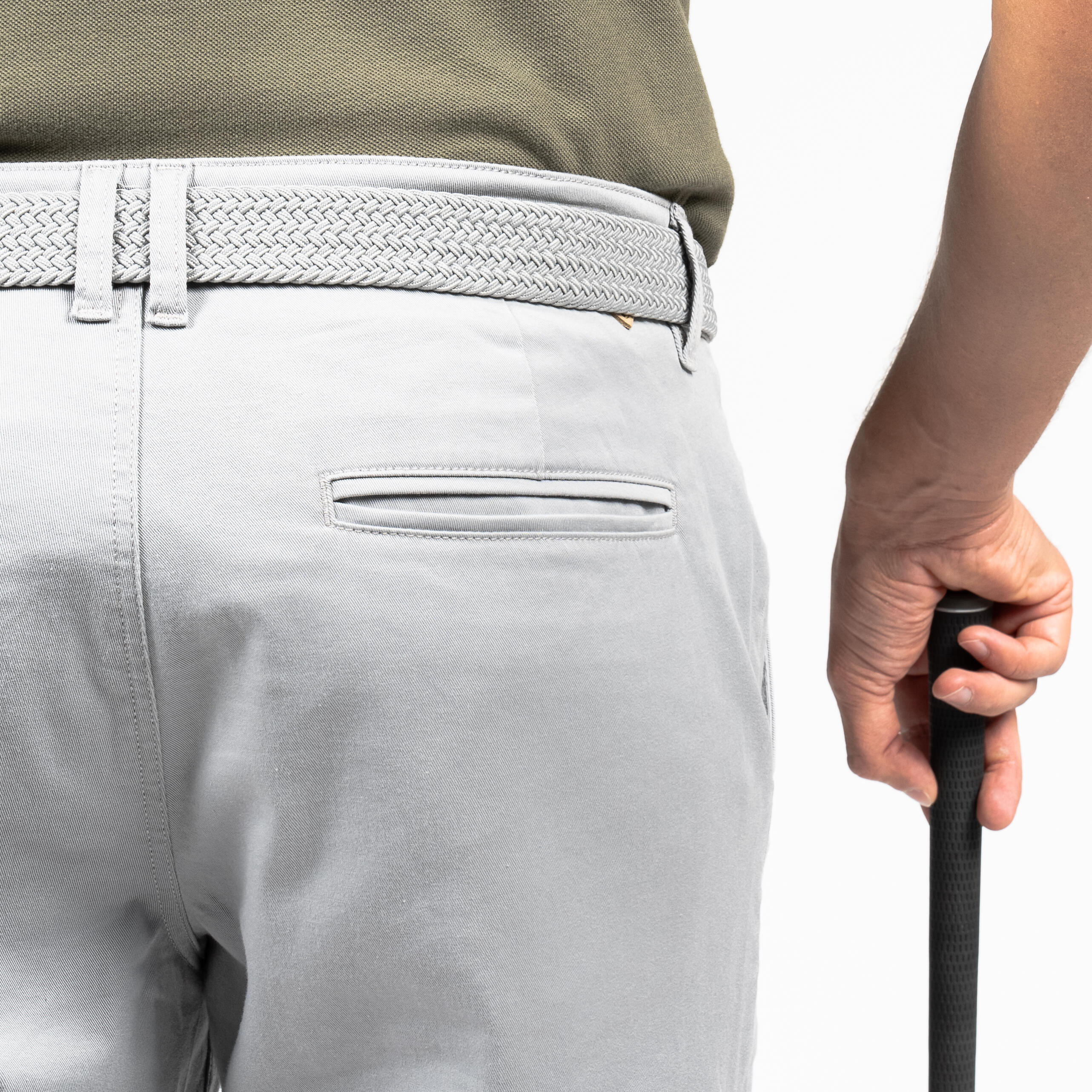 Mens golf trousers MW500 linen