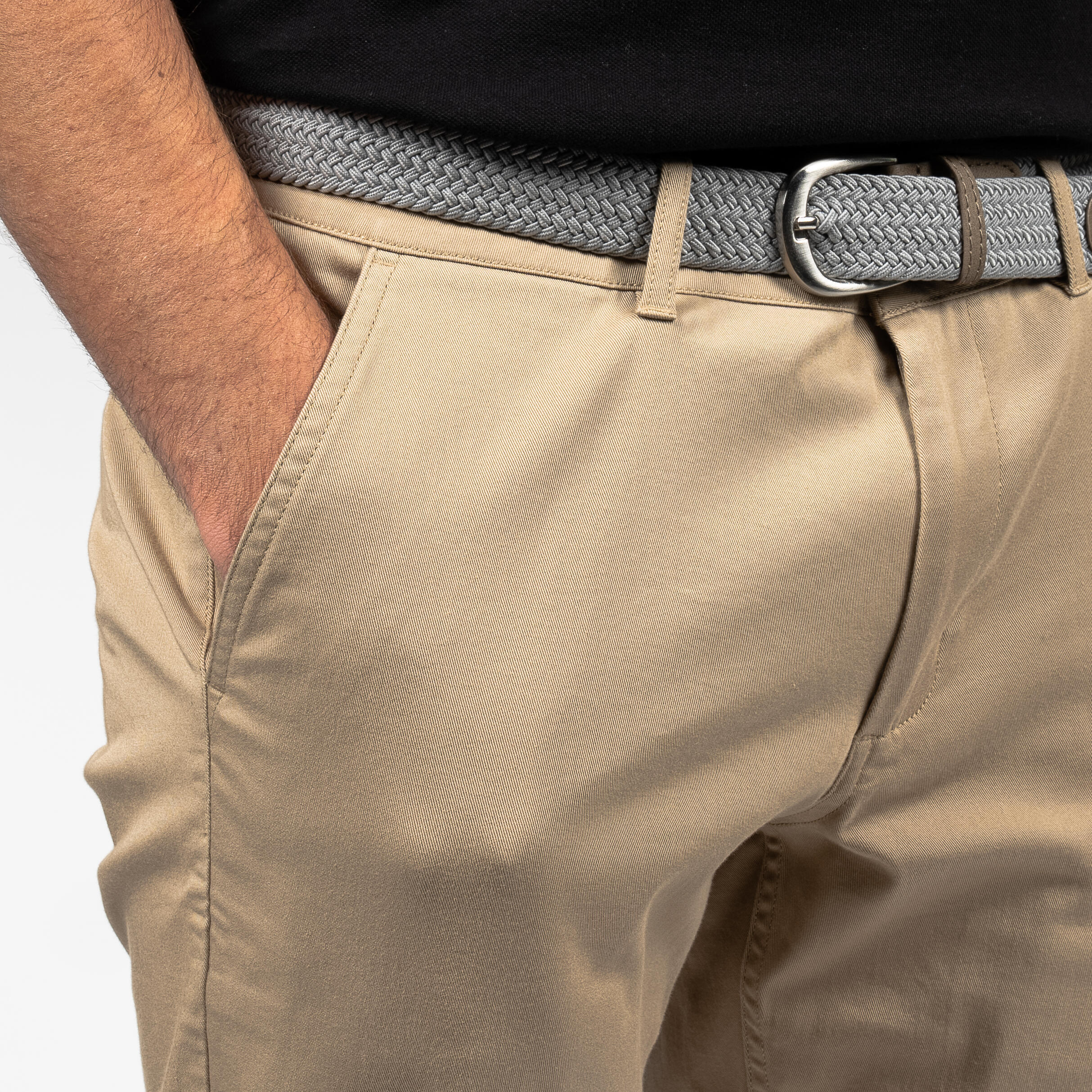 Pantaloni golf uomo MW 500 beige 3/5