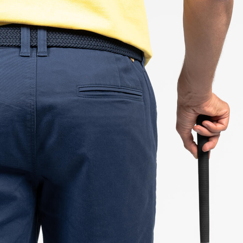 男款高爾夫短褲－軍藍色