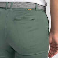 Women's Golf Chino Shorts - MW500 Green