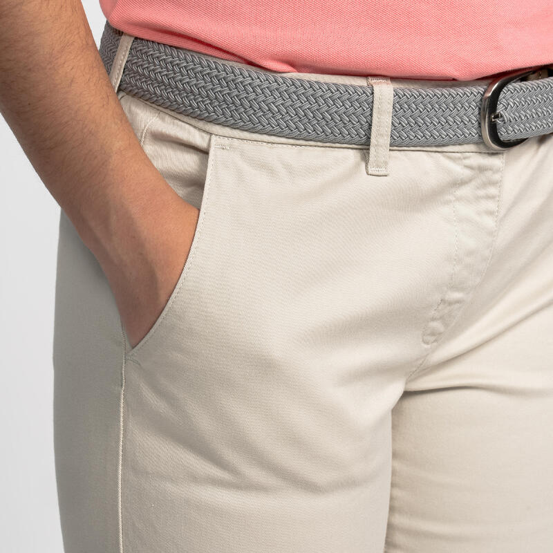 Women's golf trousers - MW500 Linen