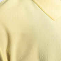 Golf Poloshirt kurzarm WW500 Damen pastellgelb