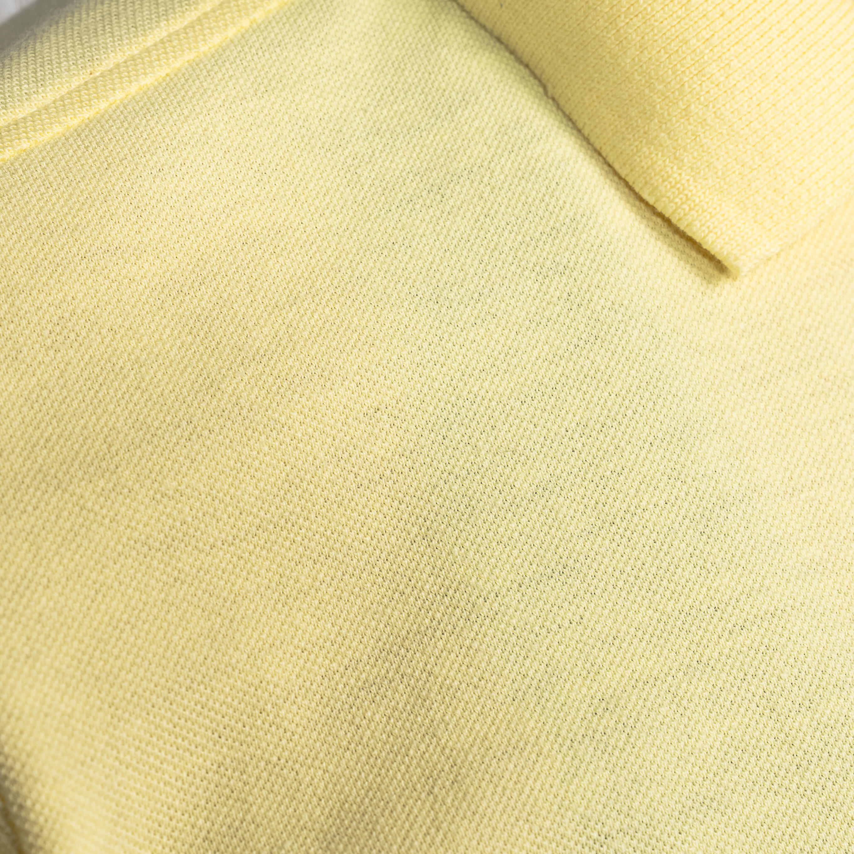 Women's golf short-sleeved polo shirt MW500 pale - yellow 5/6