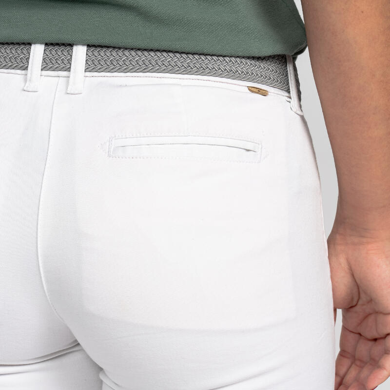 Pantalon Golf MW500 Alb Damă 