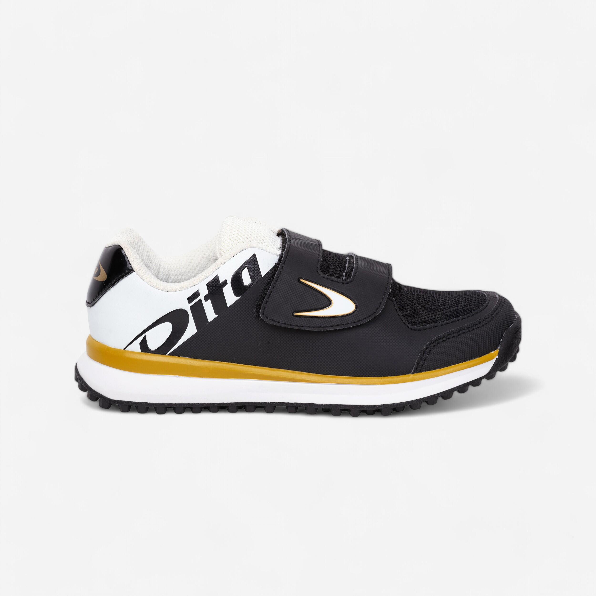 Kids Low Intensity Field Hockey Shoes Fix And Go White Black