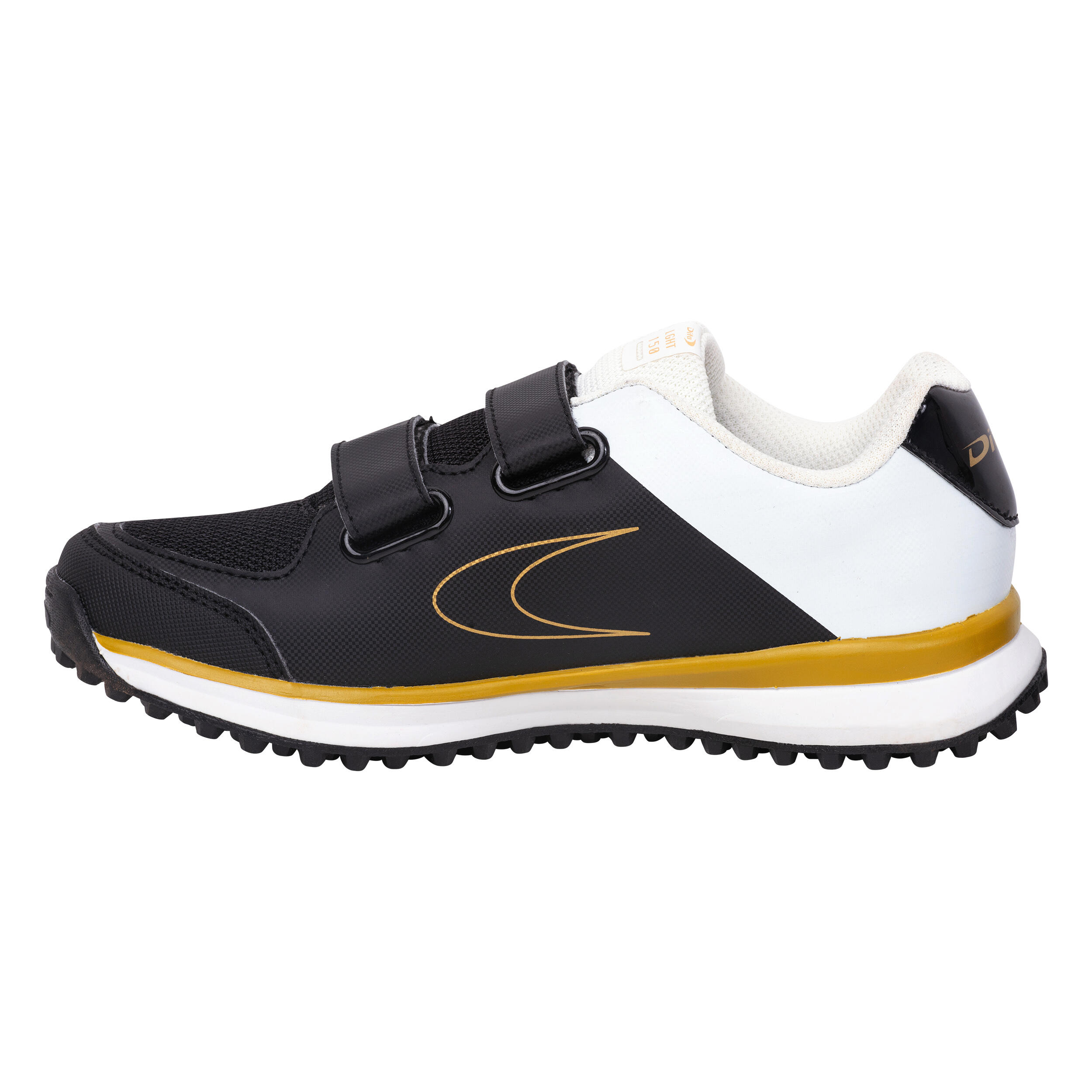 Kids' Low-Intensity Field Hockey Shoes Fix And Go - White/Black 3/7