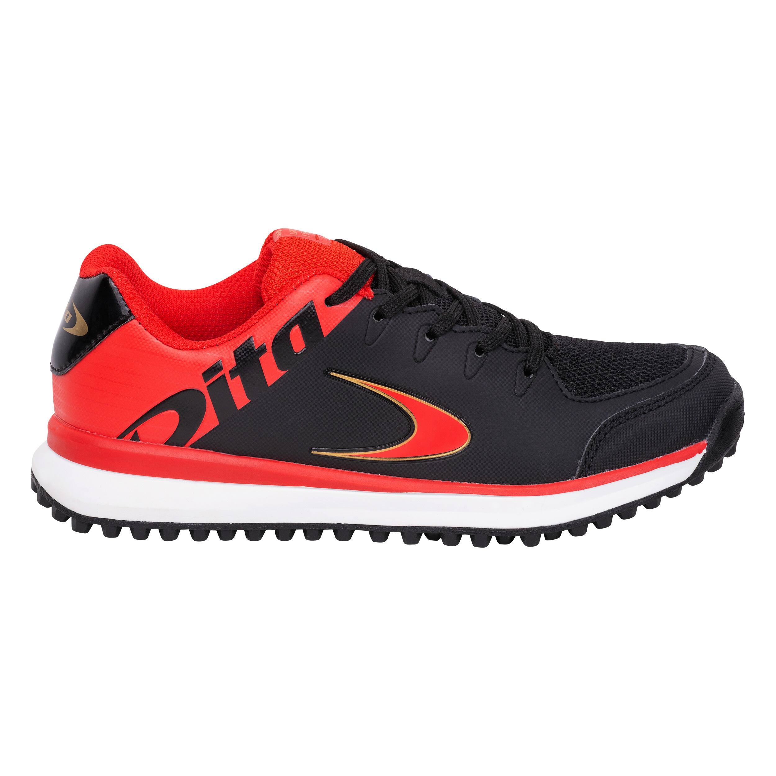 DITA Teens' Low- to Moderate-Intensity Field Hockey Shoes LGHT 150 - Red/Black