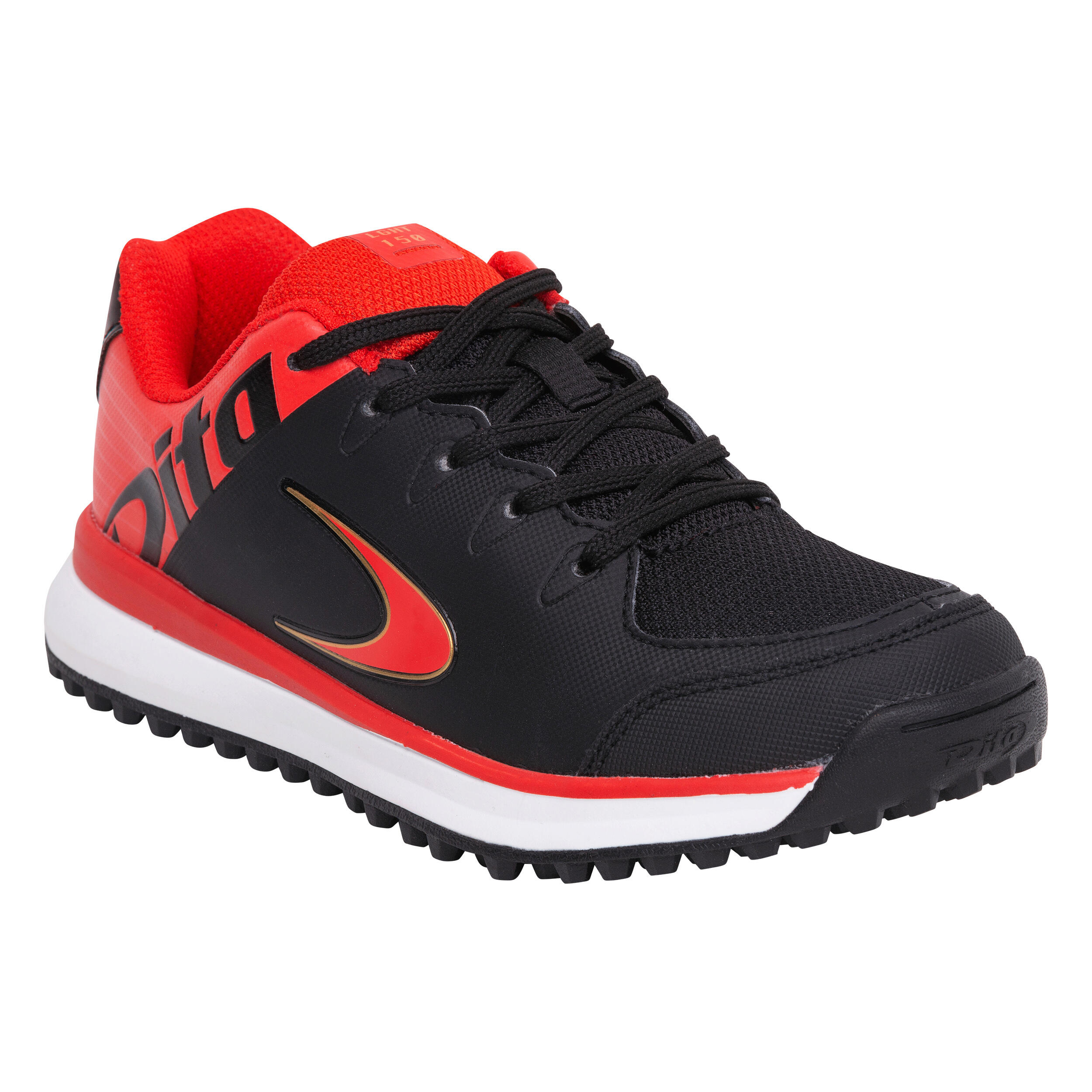 Teens' Low- to Moderate-Intensity Field Hockey Shoes LGHT 150 - Red/Black 2/7