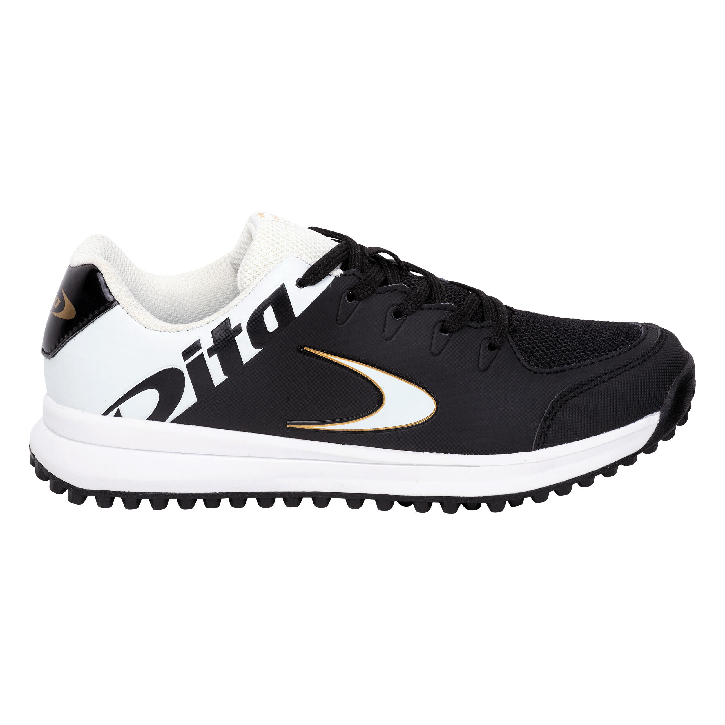 DITA Teens' Moderate-Intensity Hockey Shoes STBL150 - White/Black