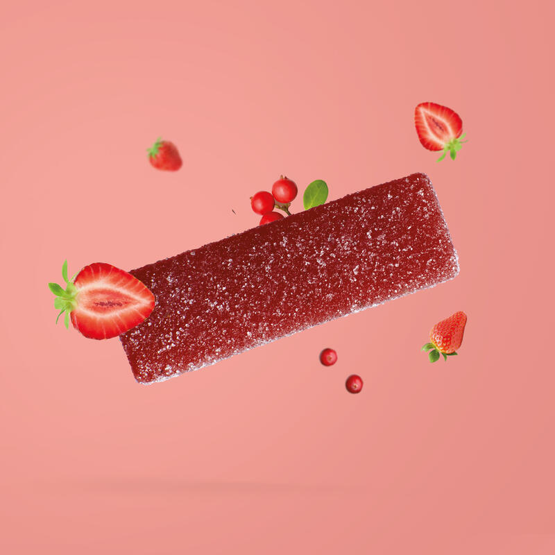 Gelatine di frutta energetiche fragola-cranberry-acerola 100X25G g