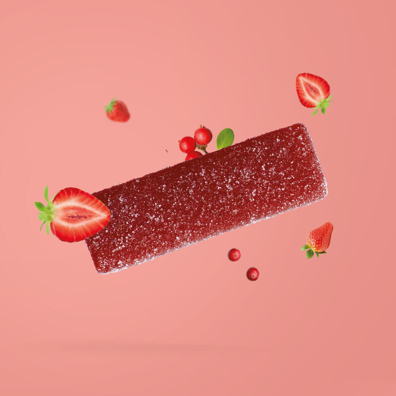 PATE DE FRUITS ÉNERGÉTIQUE FRAISE CRANBERRIES ACEROLA 100X25G