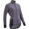 Fahrradjacke Rennrad Winter RCR Damen grau/lila 