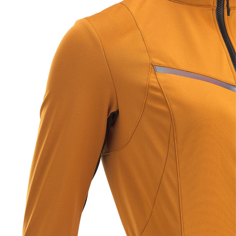 Veste de vélo de route hiver femme - RCR ocre