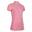 女款高爾夫短袖 Polo 衫 MW500－粉色
