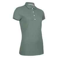 Women's golf short-sleeved polo shirt MW500 - Green