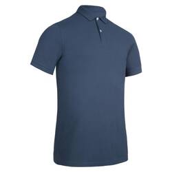 Men's golf cotton short-sleeved polo shirt - MW500 Slate blue