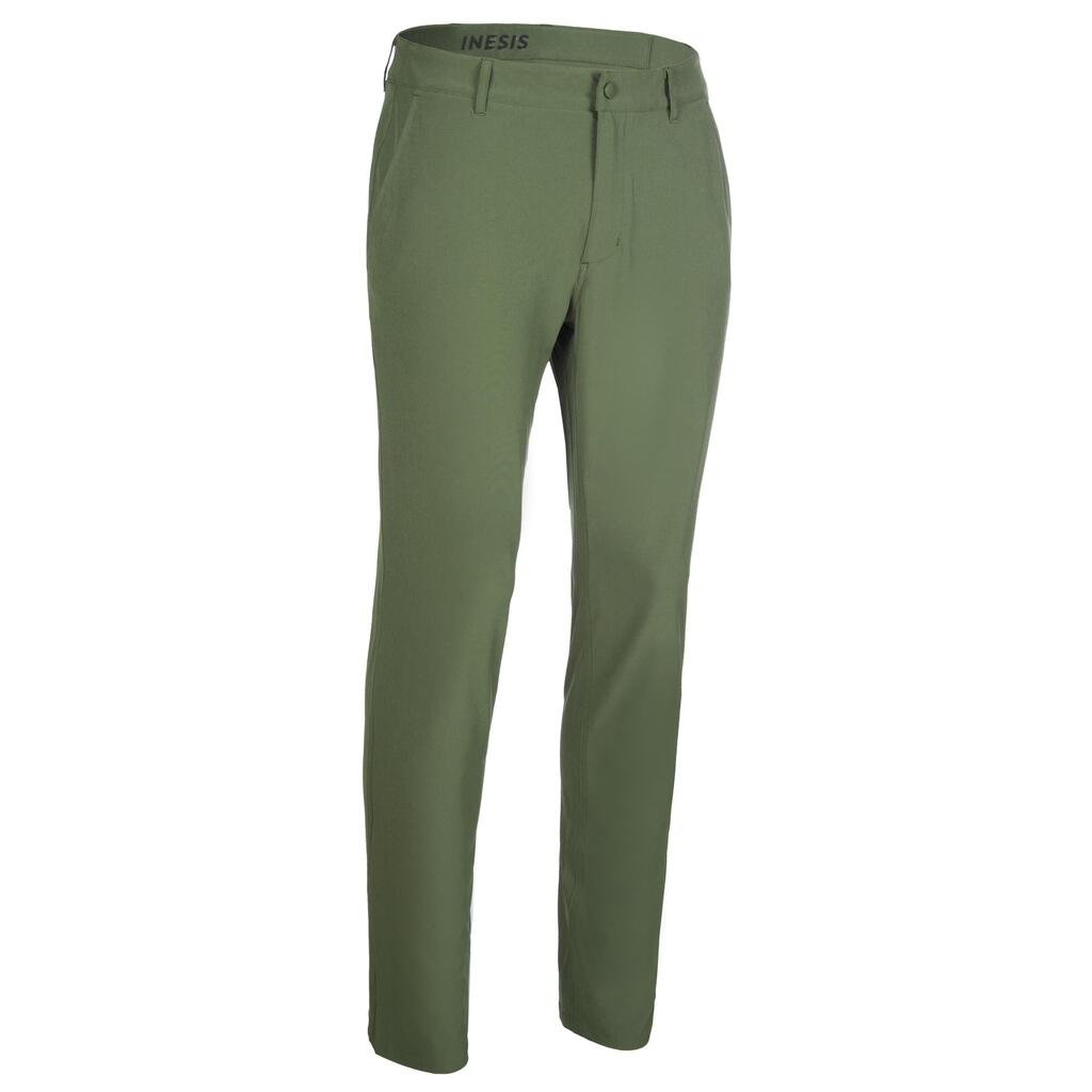 PANTALONE ZA GOLF WW500 MUŠKE BRAON