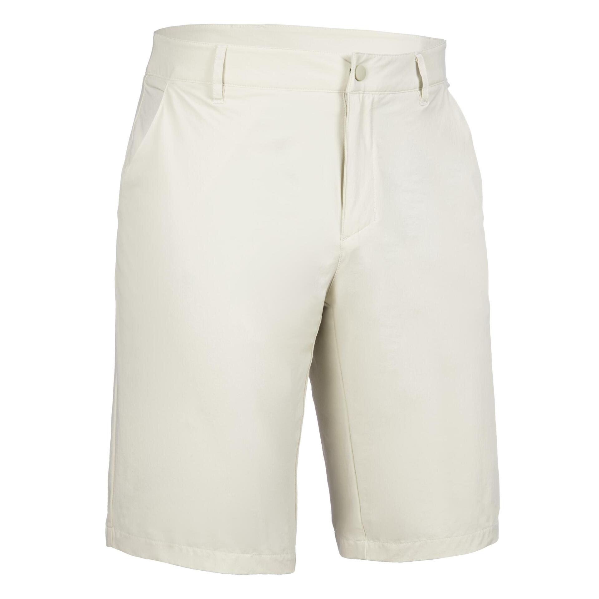Men's golf shorts WW500 beige