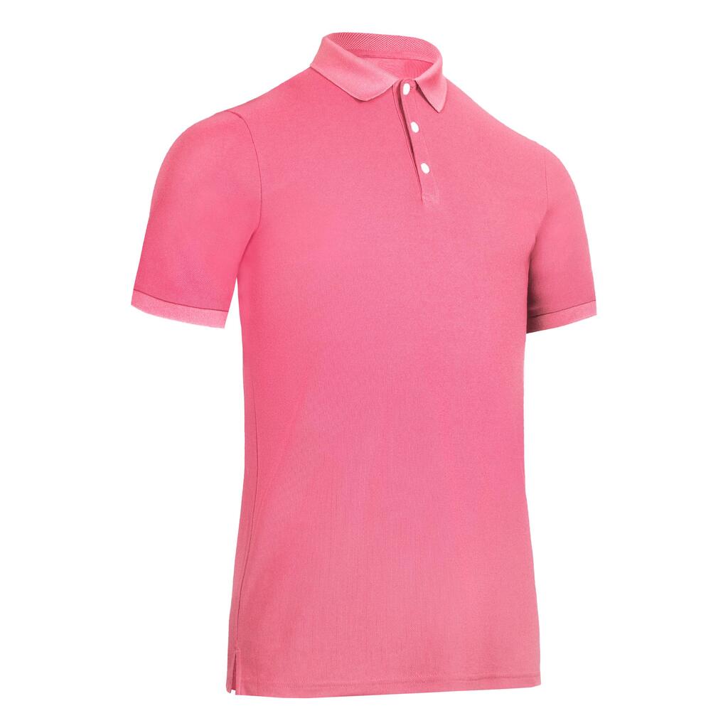 Herren Golf Poloshirt kurzarm - WW500 rosa