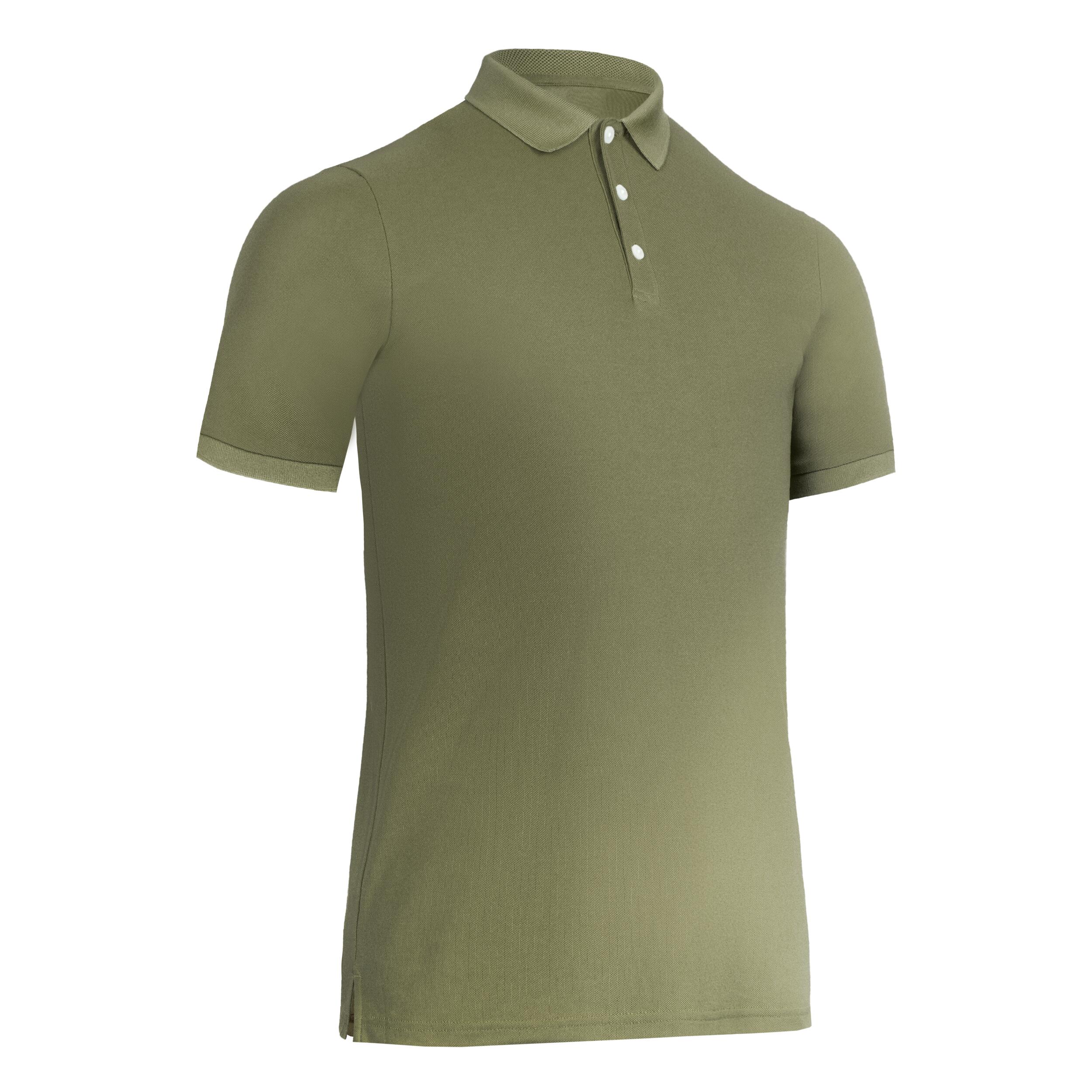Men Golf Polo T-Shirt 500 Khaki
