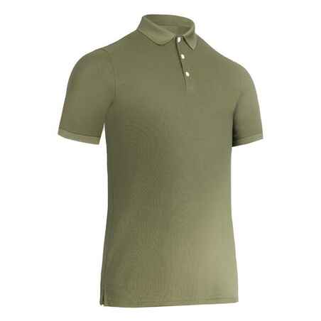 Men's golf short-sleeved polo shirt WW500 khaki
